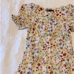 Floral Button Sundress